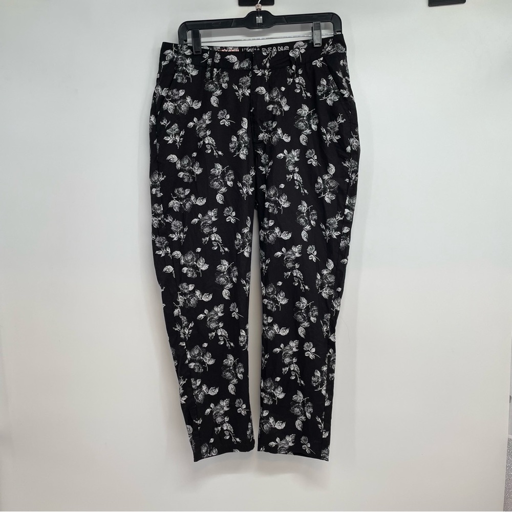 Wildfang/Publish Pants Women’s 28 Black Floral  Cotton